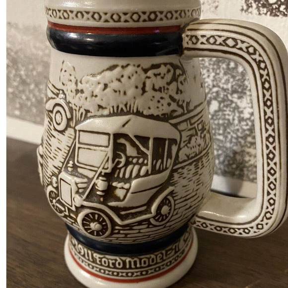 vintage avon handcrafted coffee mug #125295 Brazil 1982 Ford - Picture 1 of 7